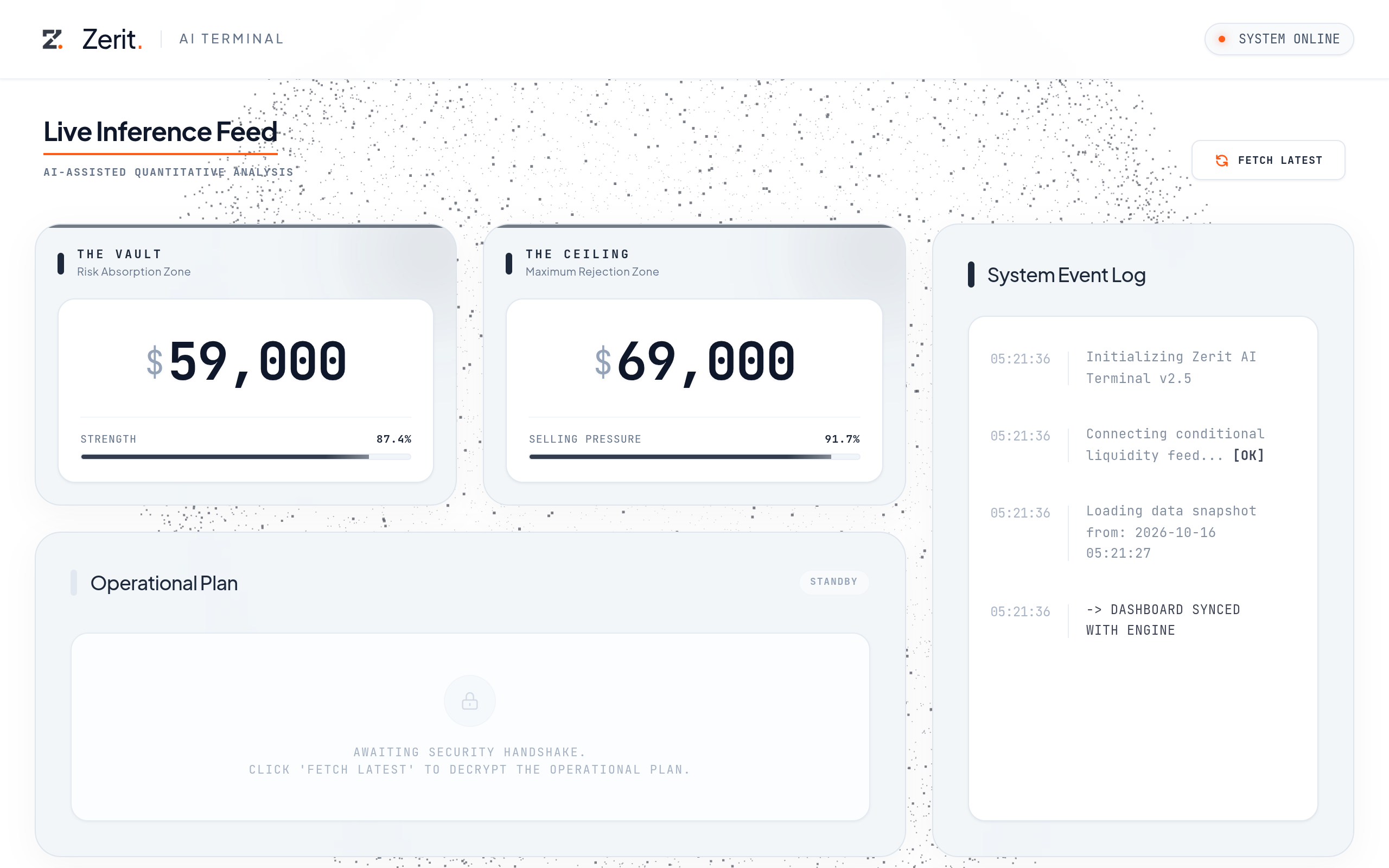 Zerit AI Terminal — Your Trading Copilot